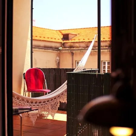 Terrace View In Chiado Lisbon